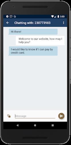 onWebChat  Screenshot 1