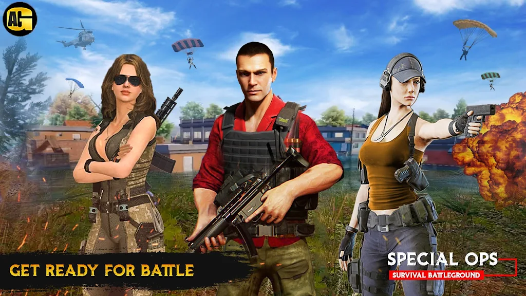 Special Ops FPS Survival Battleground Free-fire  Screenshot 1