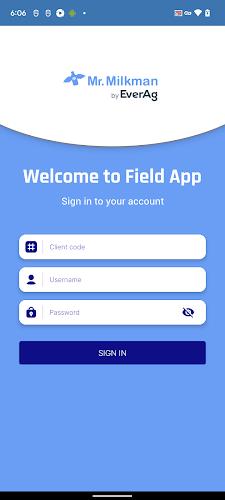 Mr. Milkman Field App  Screenshot 1