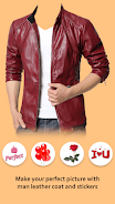 Man Leather Coat Photo Editor  Screenshot 3