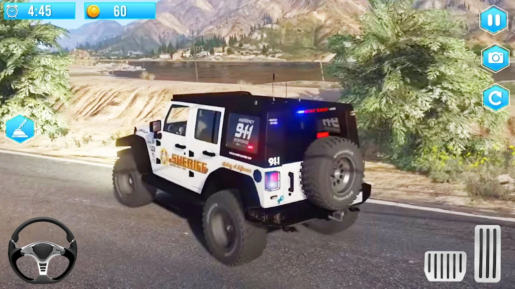 American Police Jeep Driving  Screenshot 4