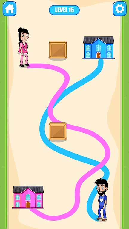 Draw To Home - Draw The Line  Screenshot 1