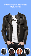 Man Leather Coat Photo Editor  Screenshot 2