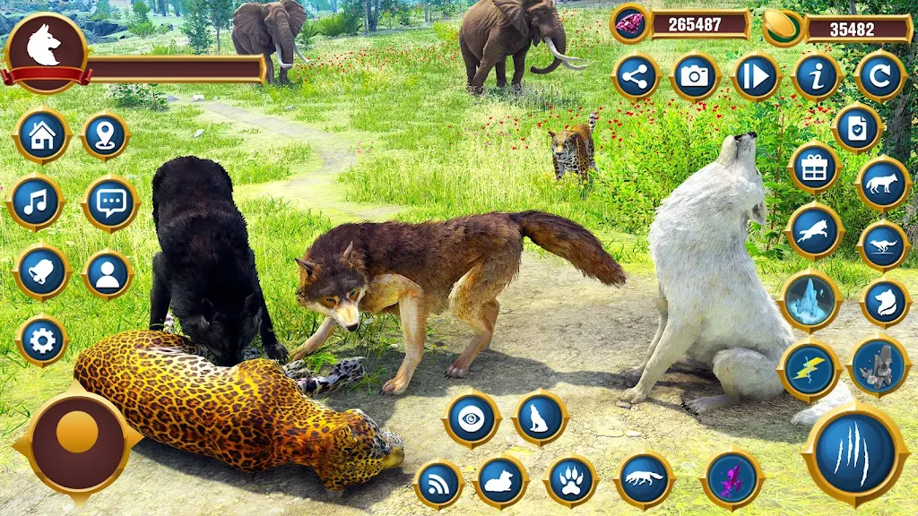 Virtual Wild Wolf Family Sim  Screenshot 2