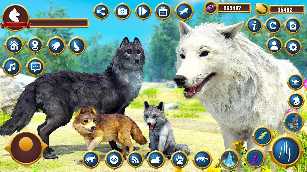 Virtual Wild Wolf Family Sim  Screenshot 3