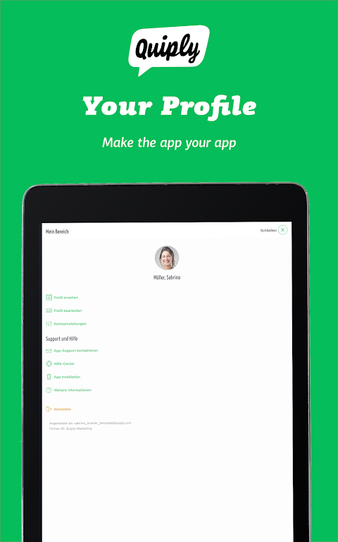 Quiply - The Employee App  Screenshot 1