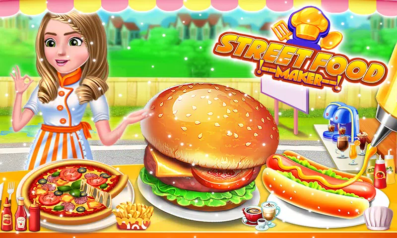 Street Food Pizza Cooking Game  Screenshot 1