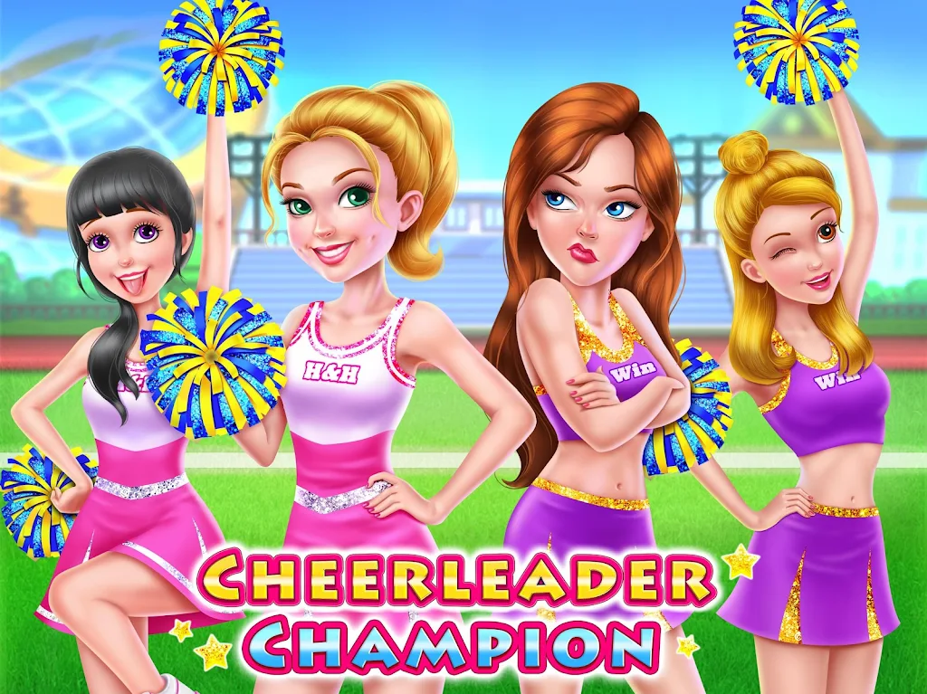 Cheerleader Games Girl Dance  Screenshot 1