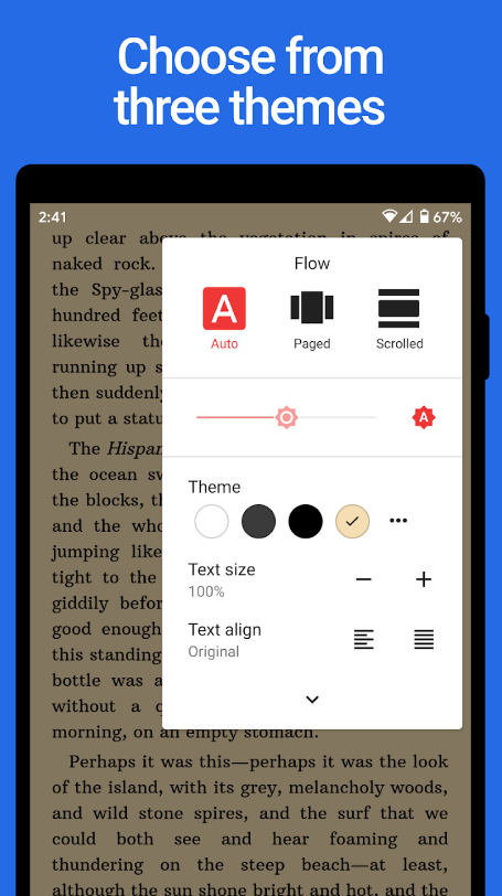 Lithium EPUB Reader  Screenshot 1