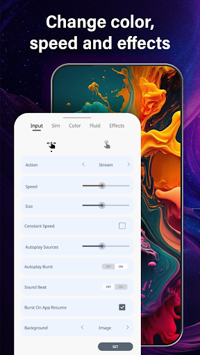 Magic Fluid Live Wallpaper  Screenshot 1