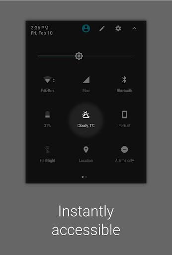 Weather Quick Settings Tile  Screenshot 3