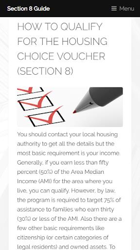 Section 8 Guide  Screenshot 4