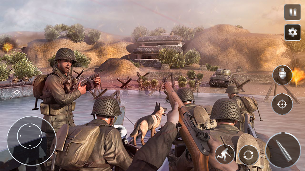 Call Of Courage : ww2 shooting  Screenshot 1