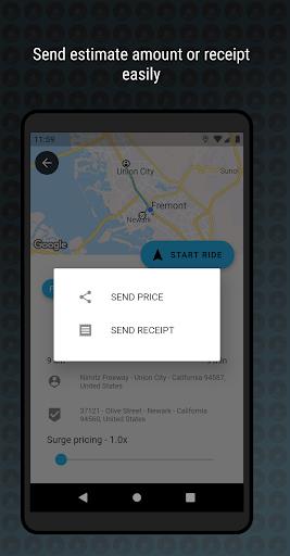 Blumeter - Fare meter for private drivers  Screenshot 2