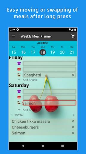 Food Planner-Weekly Meal Plan  Screenshot 3