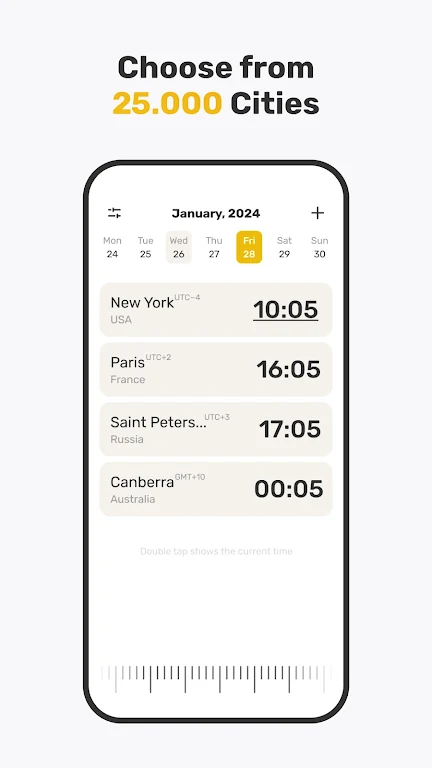 World Clock Widget - Time Zone  Screenshot 2