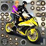 Superhero Bike Taxi: Bike Game APK