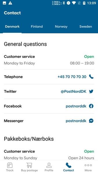 PostNord  Screenshot 3