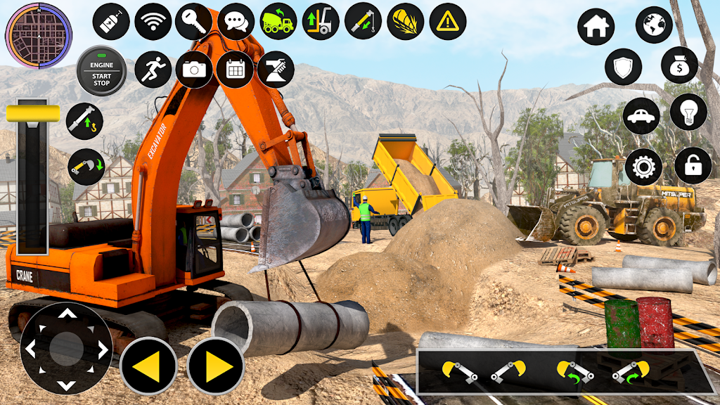 Construction Excavator Game 3D  Screenshot 1