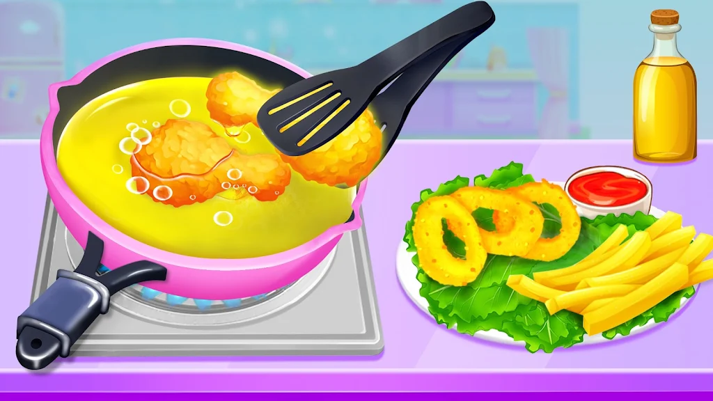 Fry Chicken Maker-Cooking Game  Screenshot 1