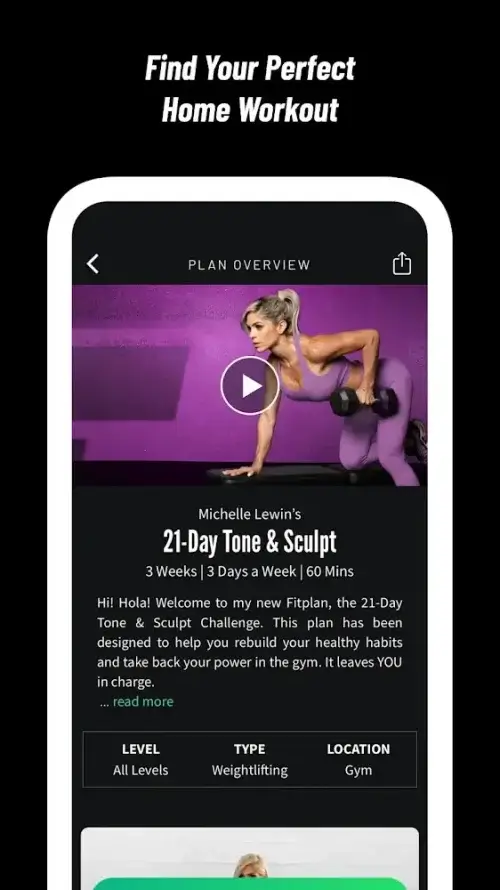 Fitplan  Screenshot 2