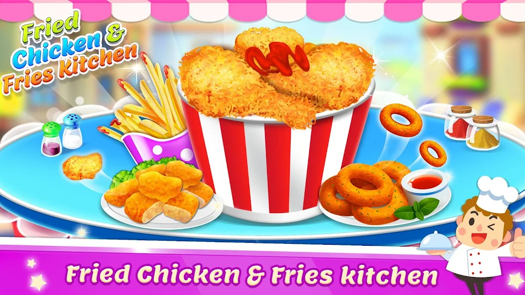 Fry Chicken Maker-Cooking Game  Screenshot 4