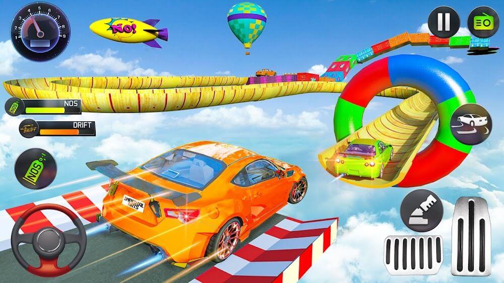 Mega Ramp Car Stunts Race  Screenshot 1