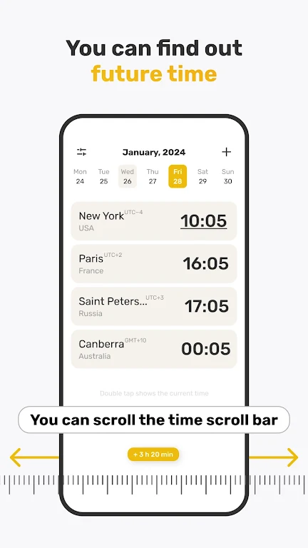 World Clock Widget - Time Zone  Screenshot 4