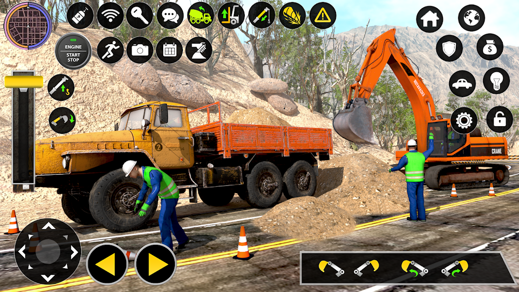 Construction Excavator Game 3D  Screenshot 2