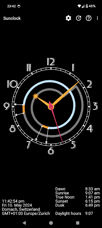 Sunclock  Screenshot 4