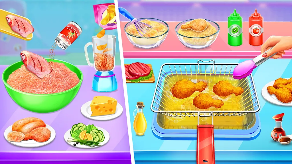 Fry Chicken Maker-Cooking Game  Screenshot 3