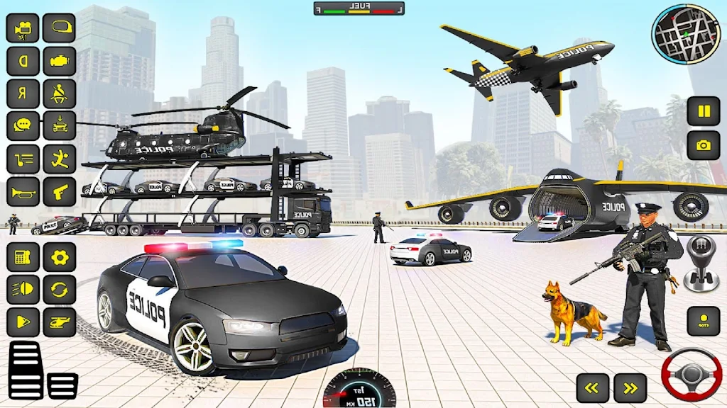 Police Truck Transport Game  Screenshot 2