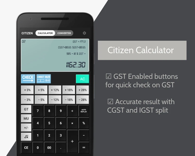 Citizen Calculator Plus  Screenshot 3