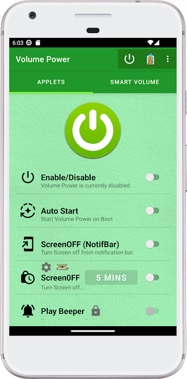 Volume Power Button  Screenshot 1