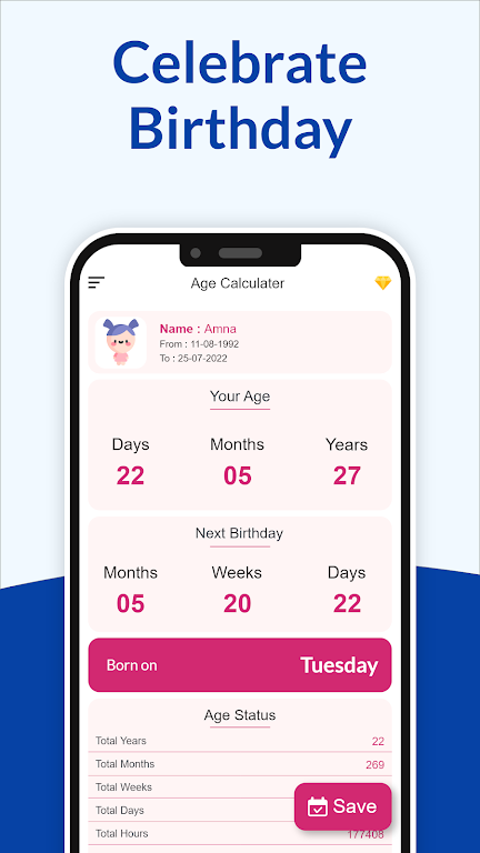 Age Calculator - Date Counter  Screenshot 4