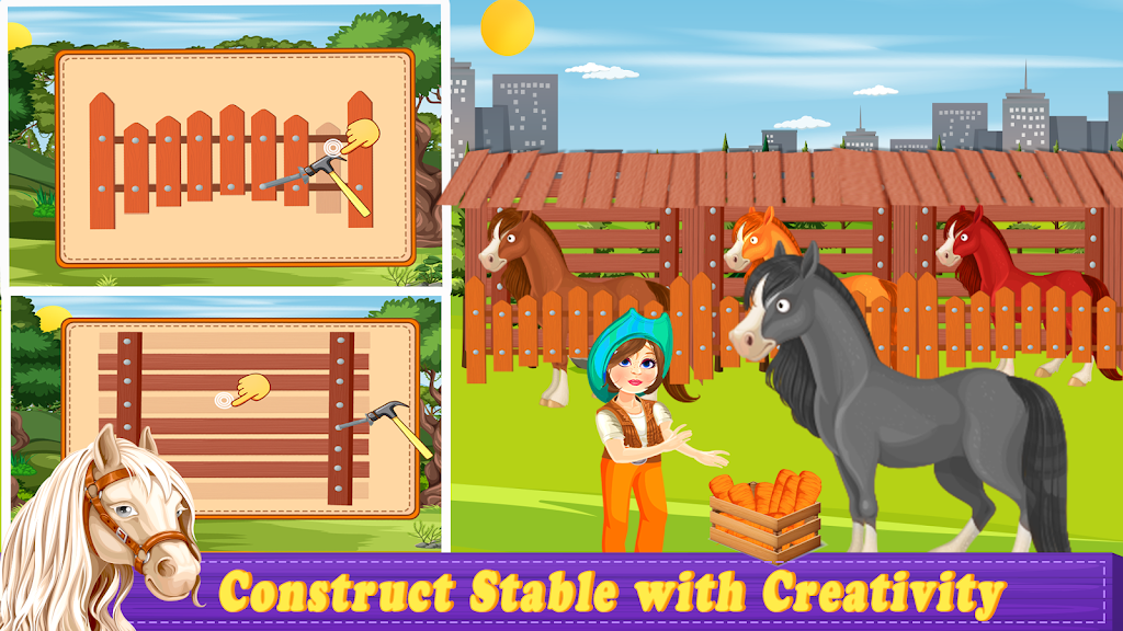 Horse Stable Farm Construction  Screenshot 1