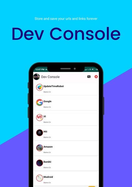 Dev Console  Screenshot 3