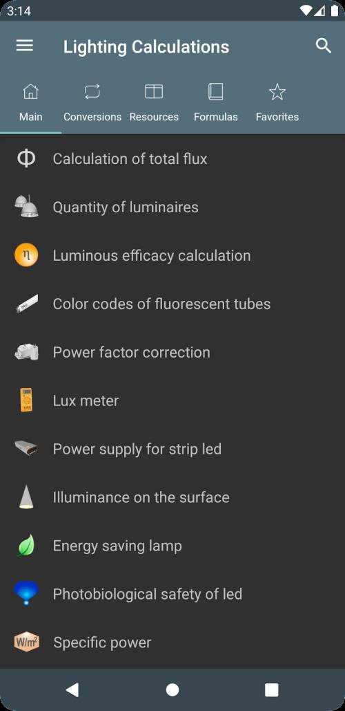 Lighting Calculations  Screenshot 4