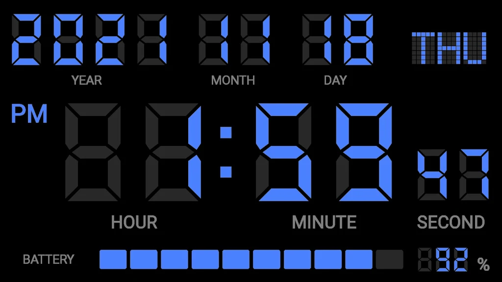 Simple Clock DIGITALCLOCK SHG3  Screenshot 1