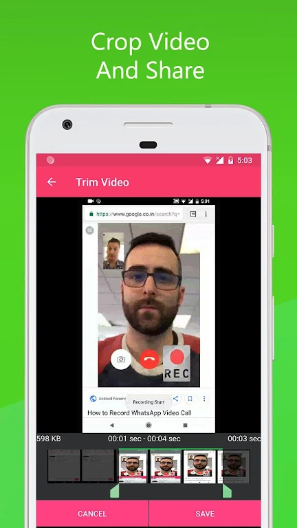 Video Call - Screen Recorder  Screenshot 3