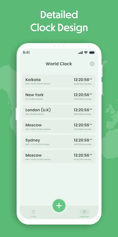 World Clock Widget  Screenshot 3