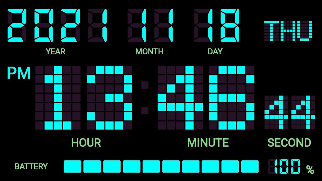 Simple Clock DIGITALCLOCK SHG3  Screenshot 2