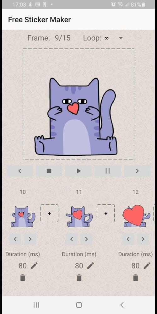 Animated Sticker Maker  Screenshot 1