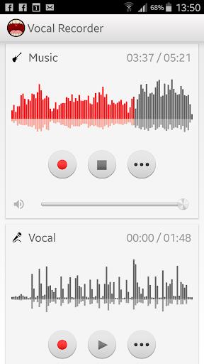 Vocal Recorder TwoTrack Studio  Screenshot 3