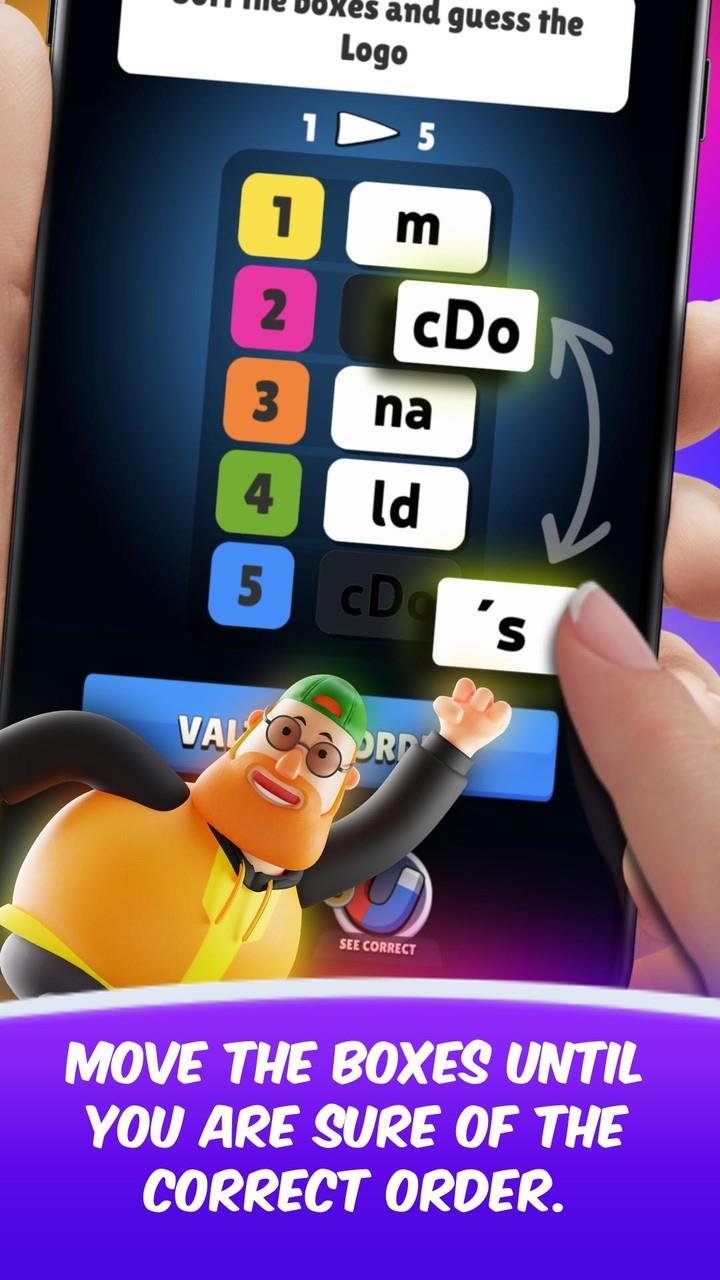 Logomania 3: Sort Quiz Words  Screenshot 2