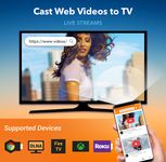 Cast Web Video: Chromecast, cast web browser to tv  Screenshot 1