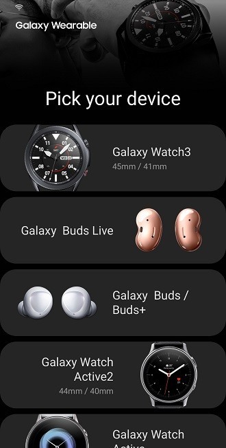 Galaxy Wearable Screenshot 3