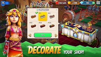 Shop Titans: RPG Idle Tycoon  Screenshot 1