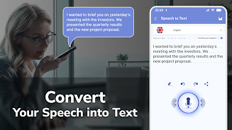 Speech To Text Converter  Screenshot 1