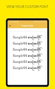 Zawgyi One Flipfont  Screenshot 1